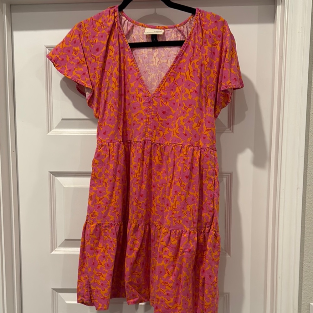 Universal Thread Pink and Orange Dress